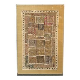 Vintage Mounted India Dowry Textiles