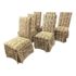 Custom Design Exotic Print Parsons Side Chairs, Set of Six