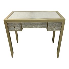Made Goods Mia Antiqued Mirrored Desk/Vanity. Original Price: $3,450