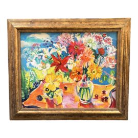 Original Painting Plein Air Floral Still Life