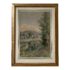 Ornate Gold Framed Landscape Watercolor