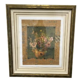 Michelle Samerjan Limited Edition "Chang O Moon" Mixed Media on Paper