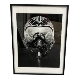 Signed + Numbered, Charcoal Drawing of Fighter Pilot Edition 34 of 35