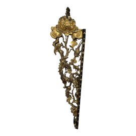 Antique Gilded Gold Ornamental Carved Wooden Hanging Art