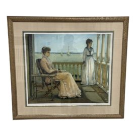 Alan Maley Lithograph Called 'A Tranquil Setting' Signed + Framed Edition 117/500