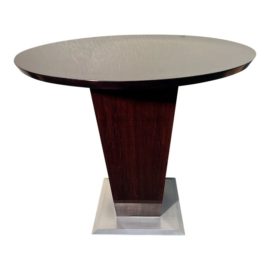 Custom Design Pauchard Style Pedestal Side Table