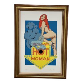 Bob Pardo Broadway Hot Woman Limited Serigraph Edition 266 of 300