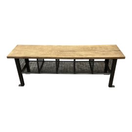Restoration Hardware Vintage Workshop Storage Bench
