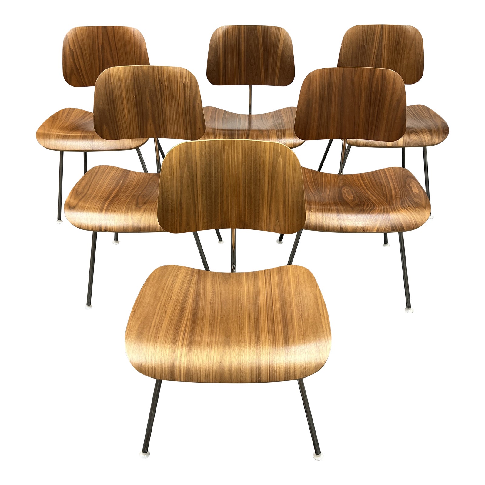 Herman Miller Eames Santos Palisander Finish Molded Plywood Dining