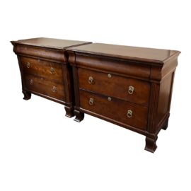 Ethan Allen British Classics Daryn Nightstands, a Pair
