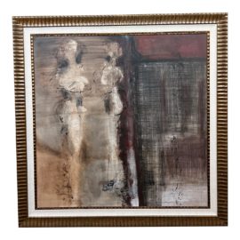 Unsigned Large Contemporary Oil Painting