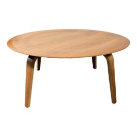 Herman Miller Charles & Ray Eames Molded Walnut Coffee Table. Original Price: $1,395