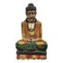Wood Meditaiting Thai Buddha Statue