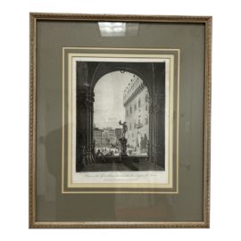 Piazza Del Granduca Press Sotta La Loggia De Lanzi