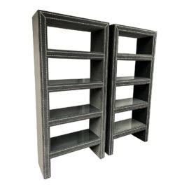 Mitchell Gold + Bob Williams Lucas Étagères, a Pair. Original Price: $7,500