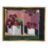 Original Artwork Custom Framed Stretched Canvas Roses in Windowsill Painting