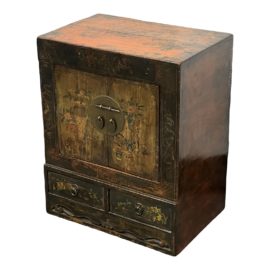 Antique Hand Painted Chinese Cabinet