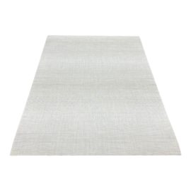 Chilewich Textured Gray/White Floor Mat - 5′ × 6′10″. Original Price: $800