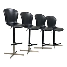 BoConcepts Adjustable Adelaide Barstools, Set of Four. Original Price: $2,196