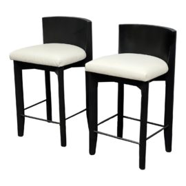 NEW Delancey Counter Stools, Pair. Original Price: $2,110