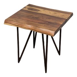 Nick Scali Furniture Jagger Wood + Metal Side Table