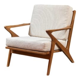 NEW Nos Nos Stockholm Teak Arm Chair