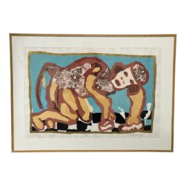 1984 Robert Juarez 'Bellhop' - Signed Dated + Framed Edition 23/40