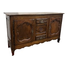 Antique German Bavarian Oak Sideboard