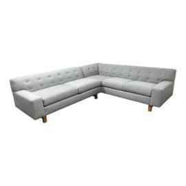 NEW Harrington Custom Castro L-Shape Return Sectional. Original Price: $3,800