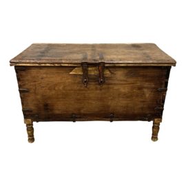 Antique 19th Century Malabar Coast Dowry/Wedding Trunk