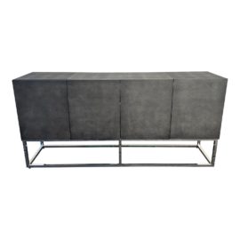 Bernhardt Zigrino Faux Shagreen Credenza. Original Price: $3,570