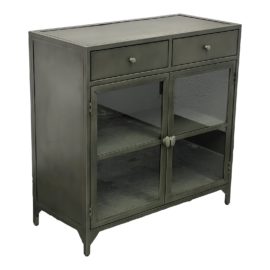 Four Hands Belmont Metal Accent Cabinet. Original Price: $1,000