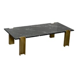 CB2 Alcide Rectangular Marble Coffee Table. Original Price: $750