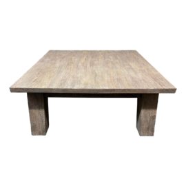 NEW Custom Design Eva Smoked Finish Coffee Table