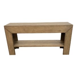 Custom Design Smoked Nutmeg Console Table