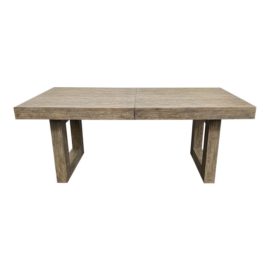 NEW Custom Design Frame Oak Smoked Extension Dining Table