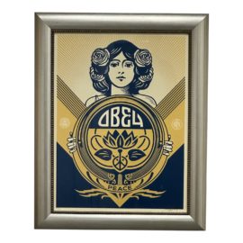 Shepard Fairey Obery Peace Print for Holiday, Edition 51/575