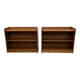 Stickley Furniture Home Office Low Bookcases, a Pair. Original Price: $1,380