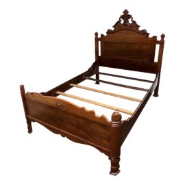 Double Size Antique Heirloom Vintage Eastlake Bed Frame
