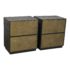Cavaletto Home Eporedia Metal + Wood Nightstands, a Pair. Original Price: $2,780