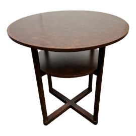 Hekman Furniture Burled Lamp Side Table