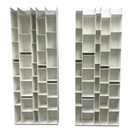 MDF Italia 'Random' Bookshelves, a Pair. Original Price: $5,854