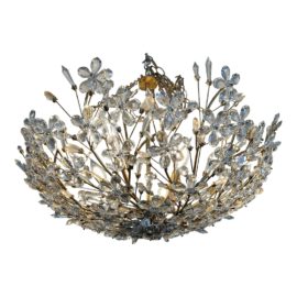 Regina Andrew Cheshire Basin Crystal Chandelier. Original Price: $1,750