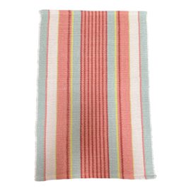 Dash & Albert Autumn Stripe Handwoven Cotton Rug - 2′ × 3′
