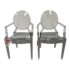 Kartell Designs Louis Ghost Chairs, Pair. Original Price: $1,080