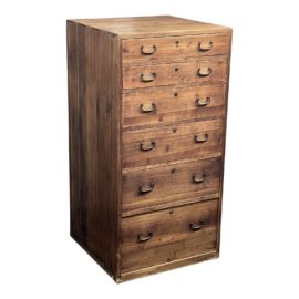 Antique Japanese Deep Tansu Chest