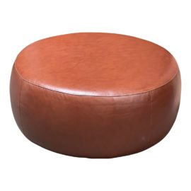 Room & Board Lind Lecco Cognac Leather Ottoman. Original Price: $1,099