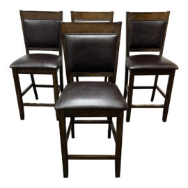 Contemporary Bar Stools, Set of Four