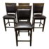 Contemporary Bar Stools, Set of Four
