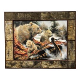 Marilynn Dwyer-Mason 'Sleigh Bears' Custom Framed Ltd. Edition Print 101/500. Original Price: $1,580